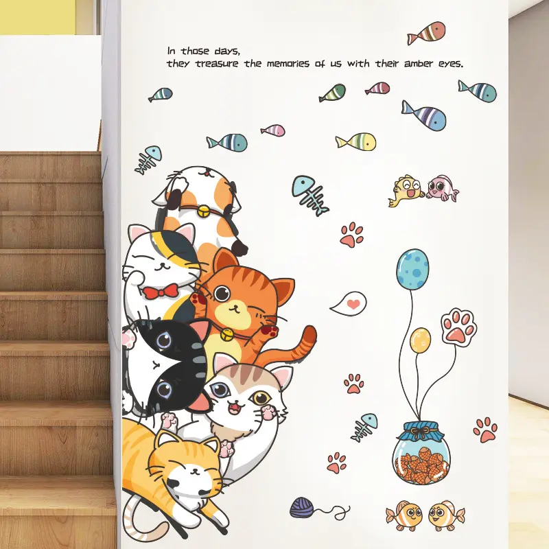 Cat Jiaraohan Children's Room Bedroom Decorative Door