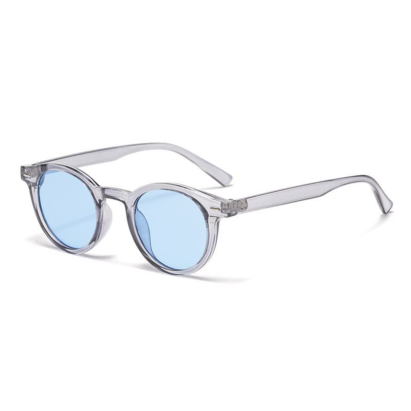 Gray Frame Blue Lens