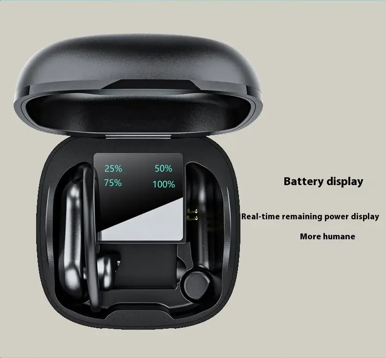 Digital Display Sports Running Wireless TWS Business Bluetooth Headset