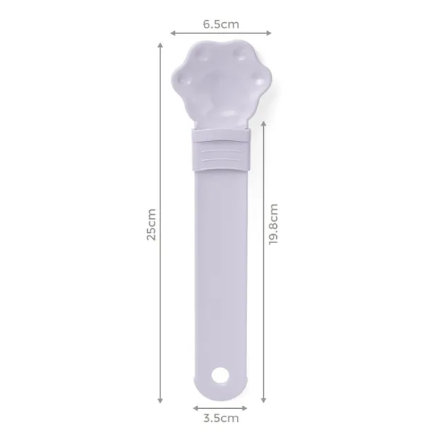 Plastic Cat Strip Squeezing Machine Spoon Feeder Absolutely Purple - Shop at LoveMi
