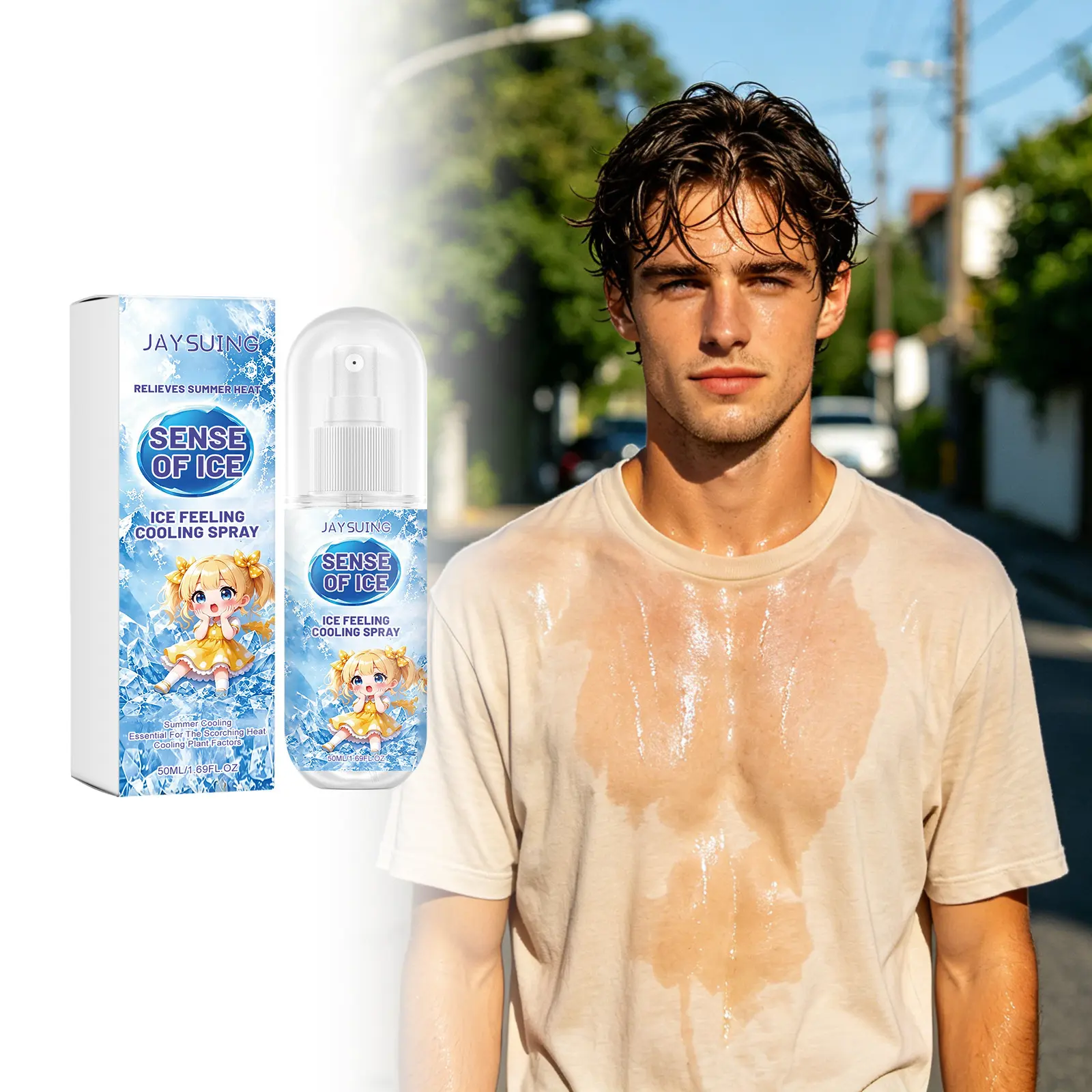 Ice Feeling Cooling Spray