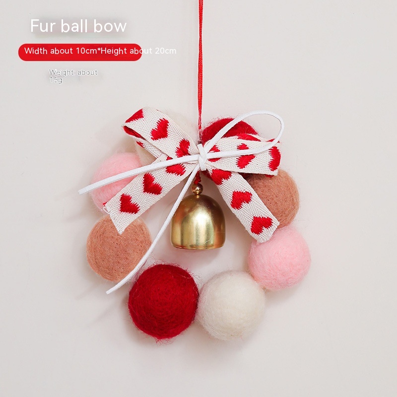 Fur Ball Bow Bell