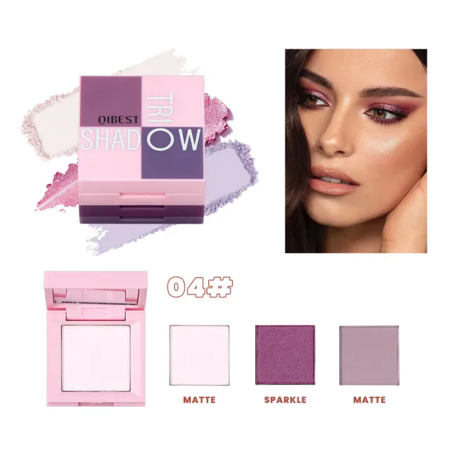 3 in 1 Mini Eyeshadow Palette Pearlescent Polarized Q23954 - Shop at LoveMi