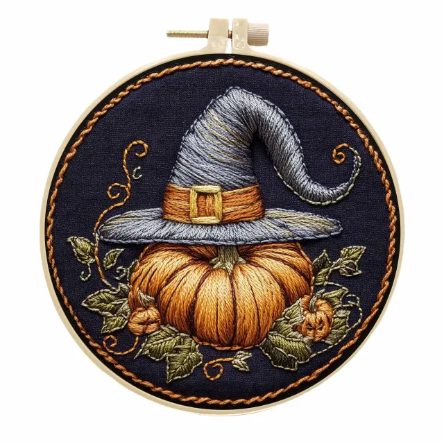 Easter Pumpkin Embroidery Diy Material Package Handmade Kit Cap Melon - Shop at LoveMi
