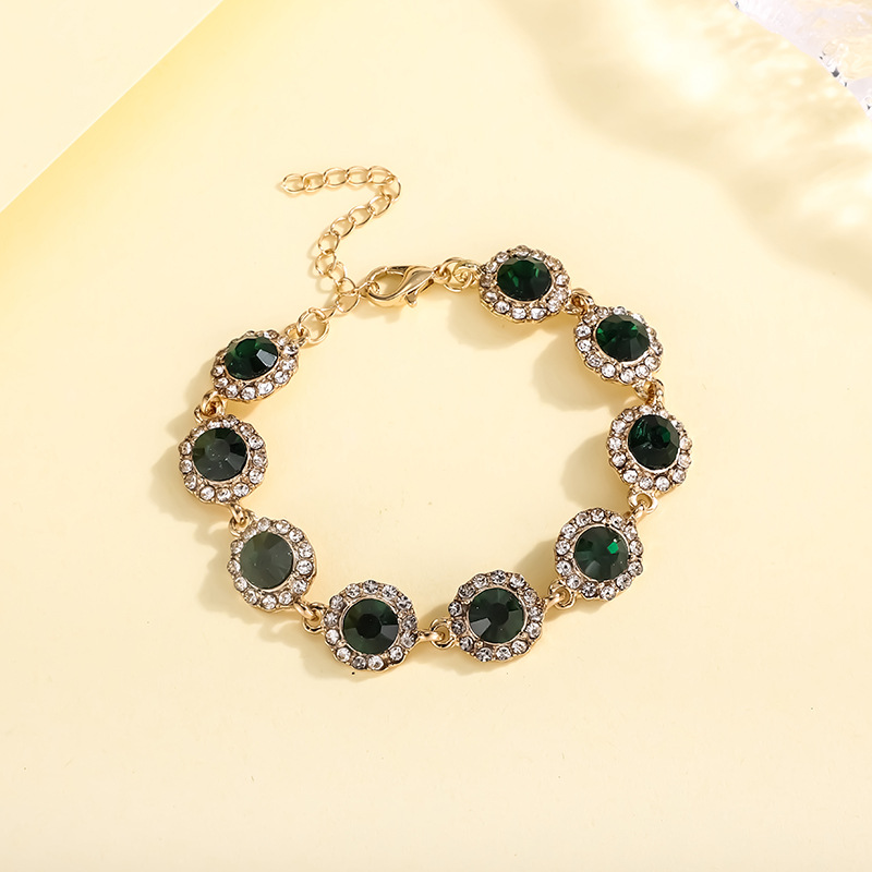 Stylish Zircon-studded Diamond Bracelet For Women