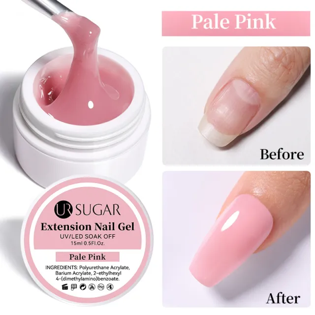 New Boxed Crystal Extended Glue Paper Cups Extended Nail 15ml Large Capacity 18Palepink - Shop at LoveMi