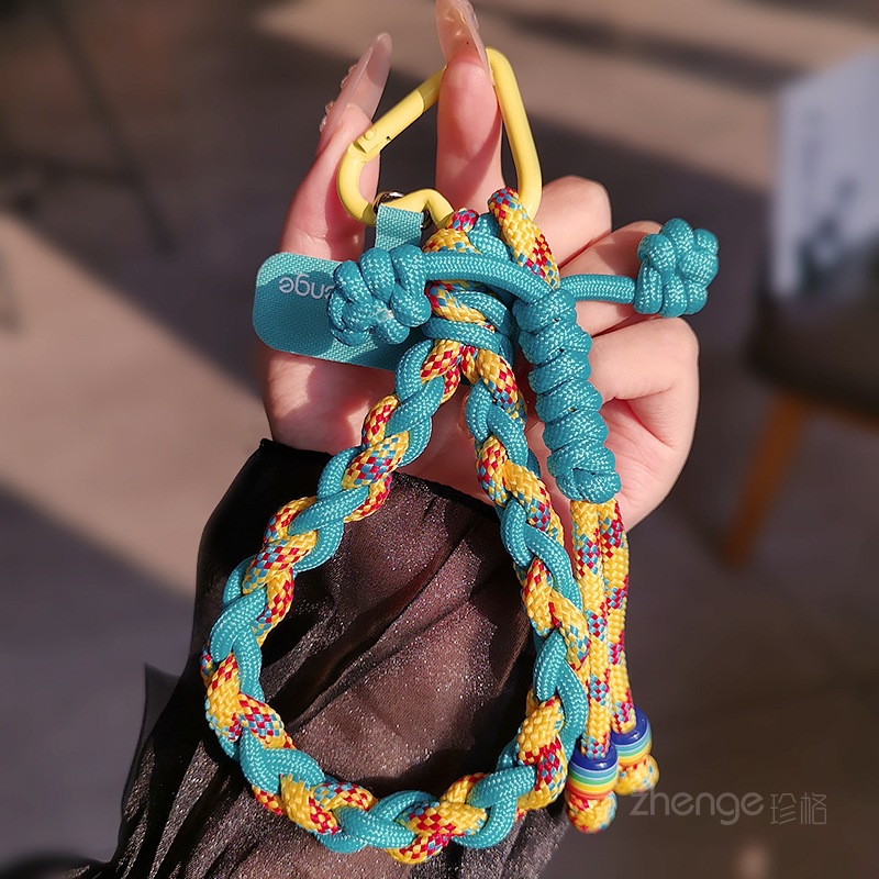 Cotton Chanel-style Personalized Hand-knitted Lanyard