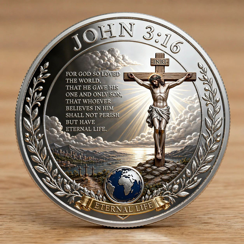 Metal Craft Commemorative Coin - Vintage Style Collectible Souvenir Gift for History Enthusiasts