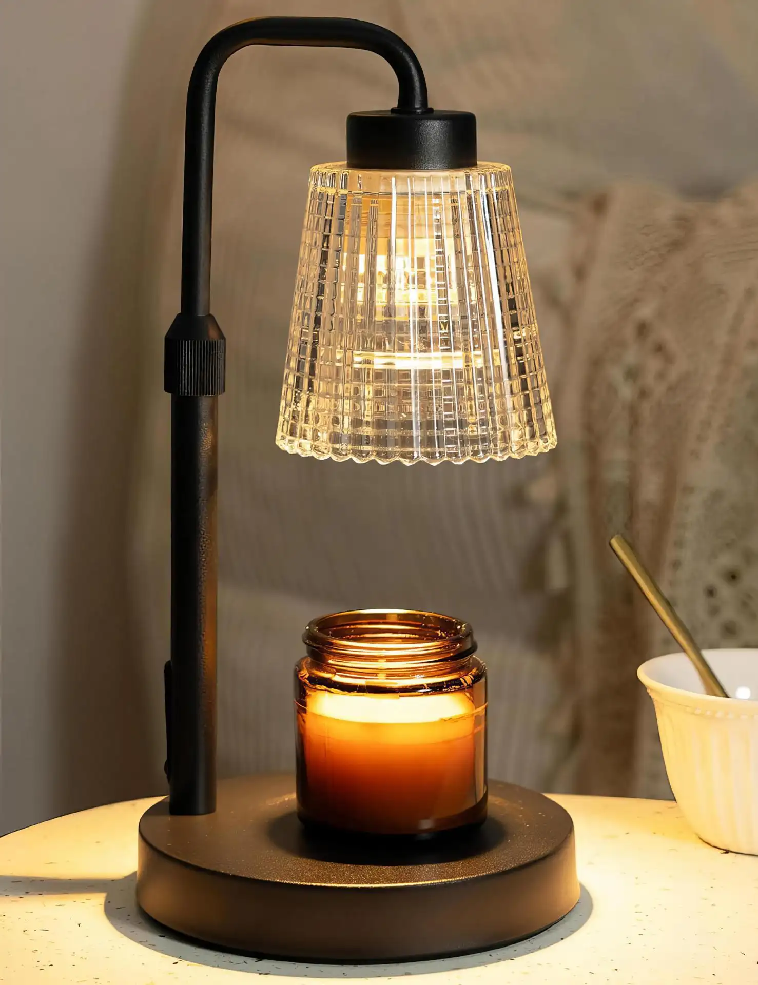 Warm Atmosphere Wooden Desk-side Night Light