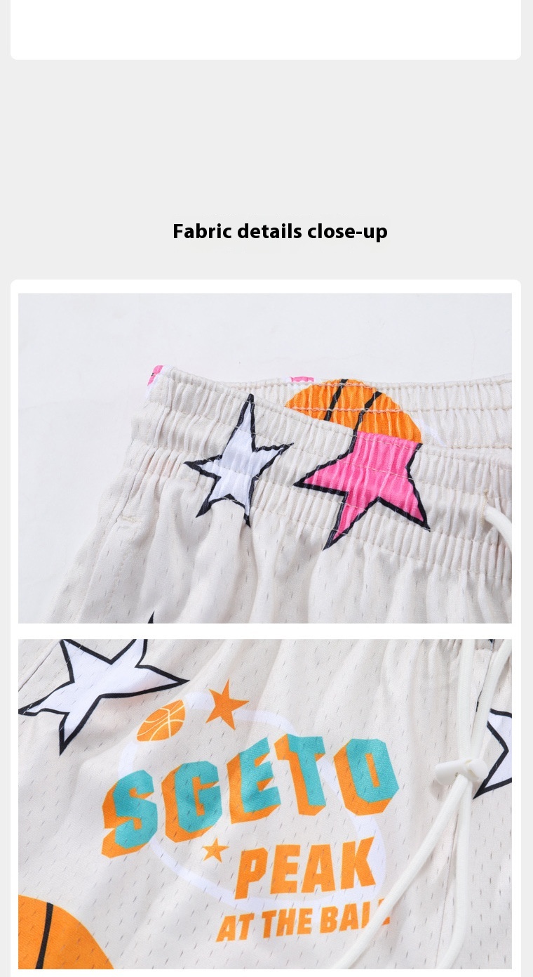 American Basketball Shorts Loose-fitting Lightweight Thin