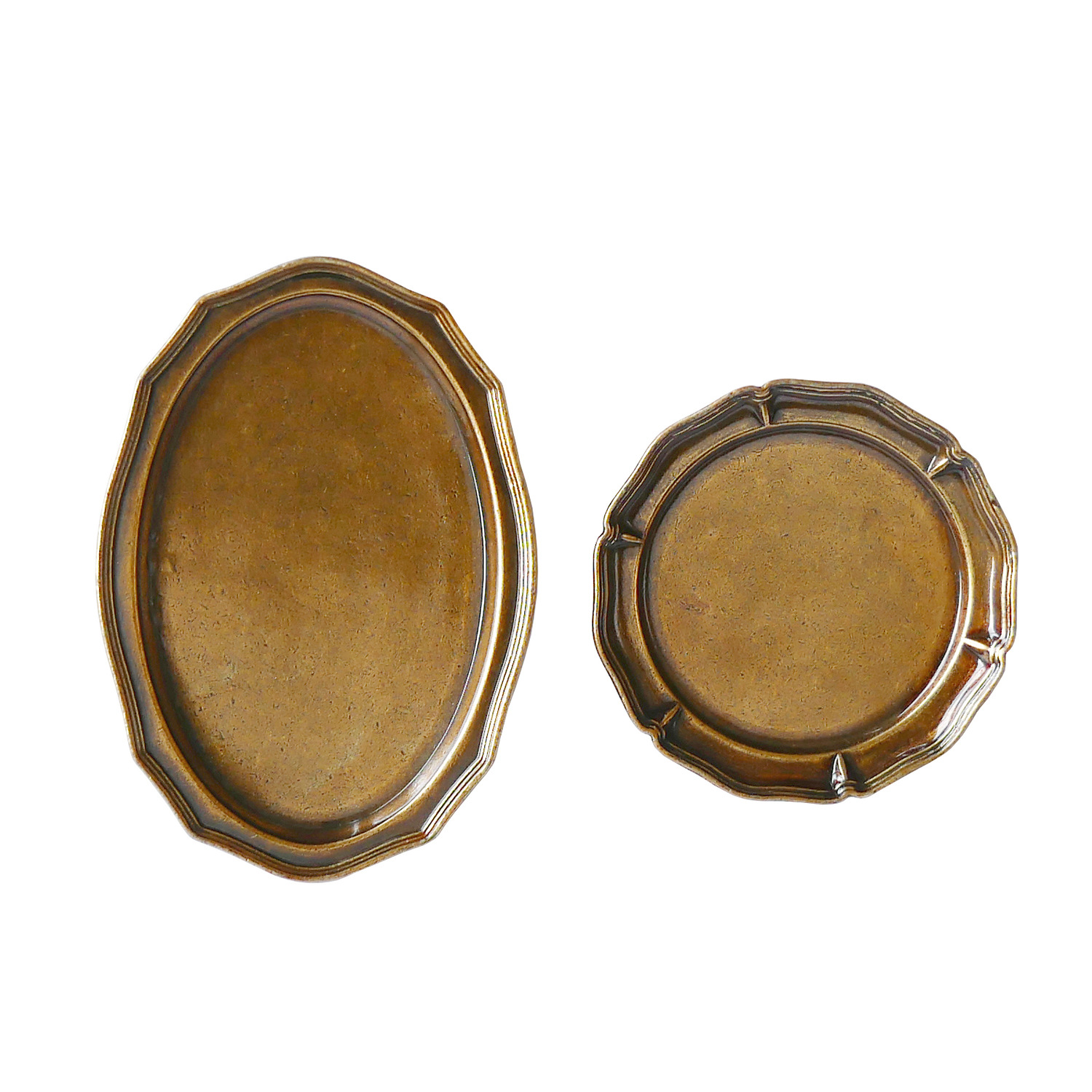 Bronze Plate 2 Pieces