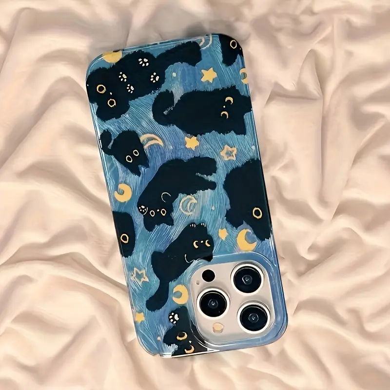 Phantom Cat Compatible Phone Hard Case New Feather Yarn Design