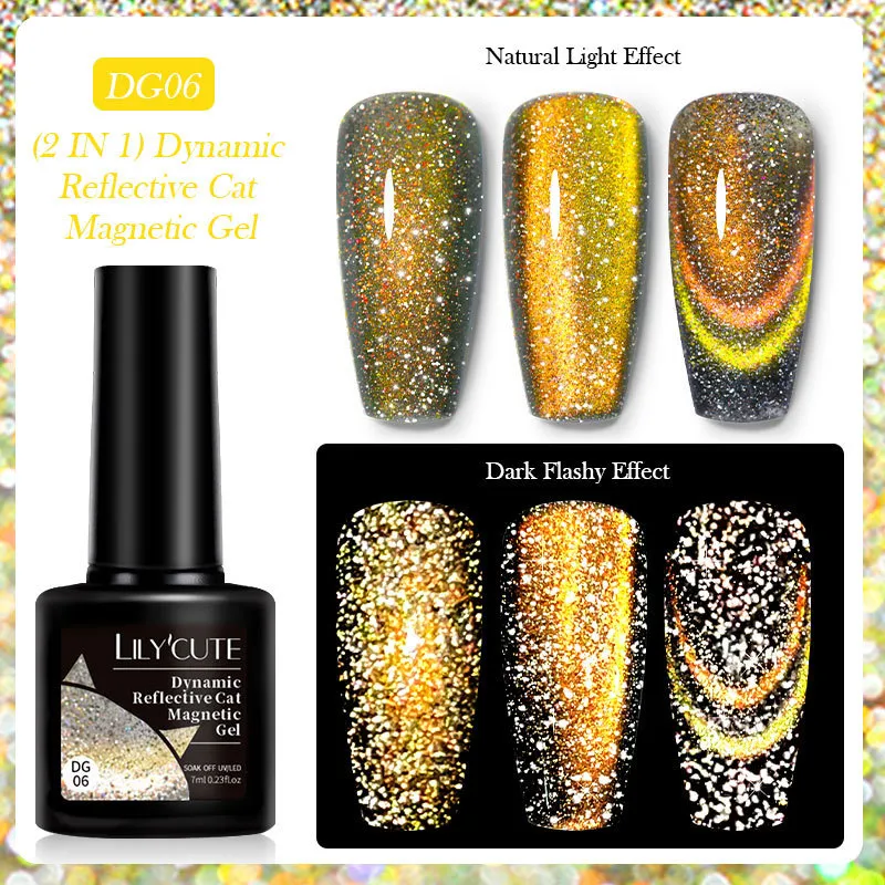 Diamond In The Debris Cat Eye Series Nail Polish Gel - 06 Style