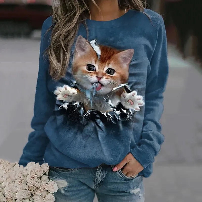 Women's Pullover Round Neck Irregular Sweater - Afo 3316-S