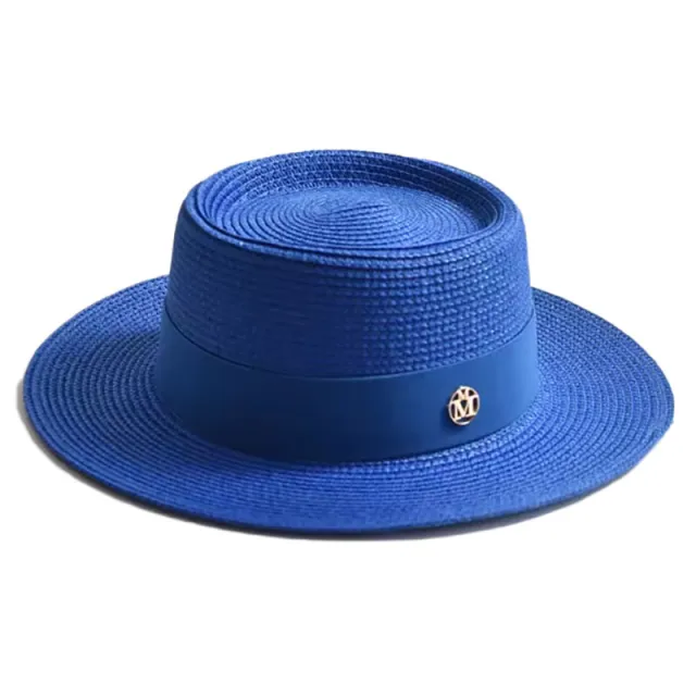 Foldable Beach Seaside Vacation Sun Hat Dark Blue - Shop at LoveMi