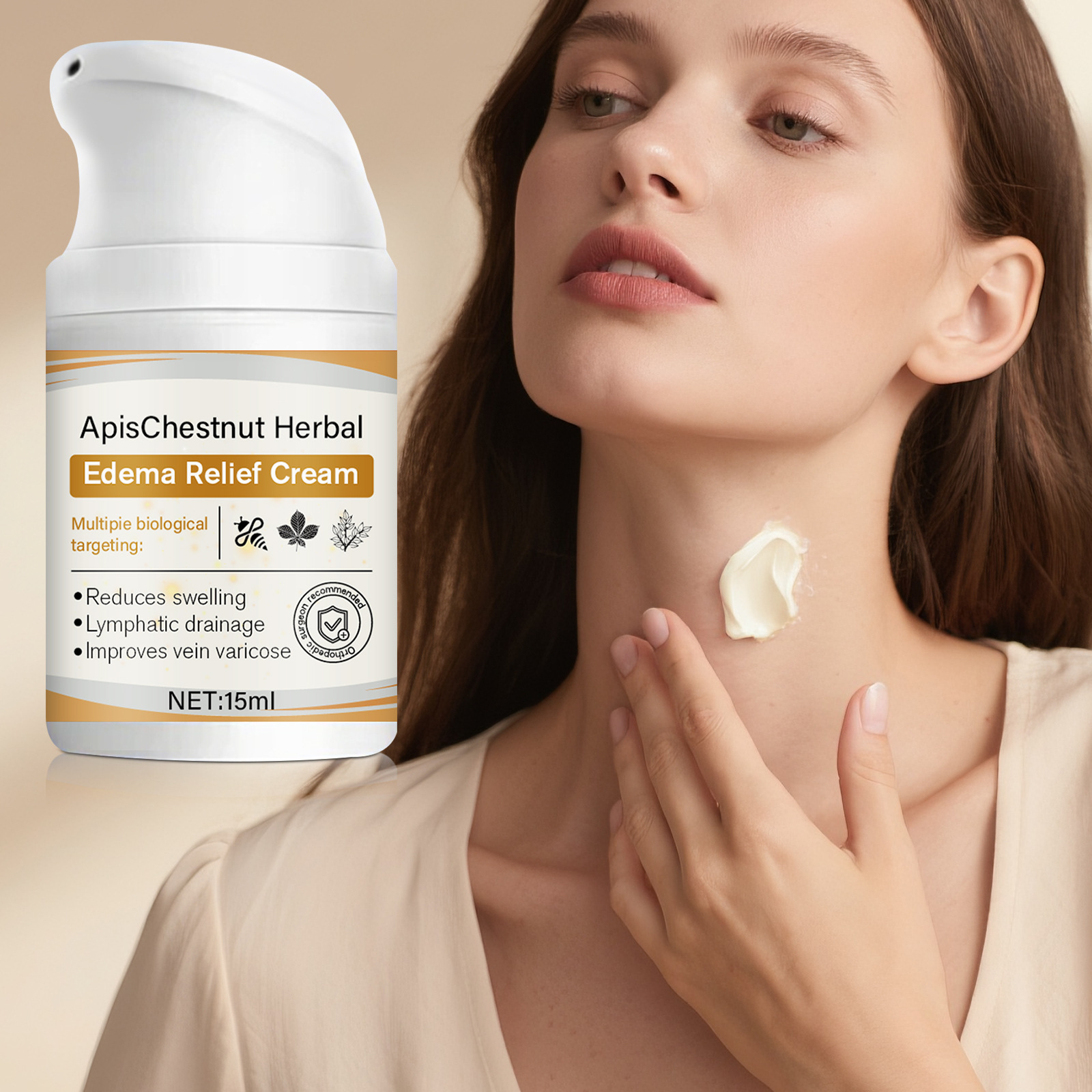 Herbal Mild Relieve Leg Discomfort Moisturizing Skin Daily Massage Neck Cream