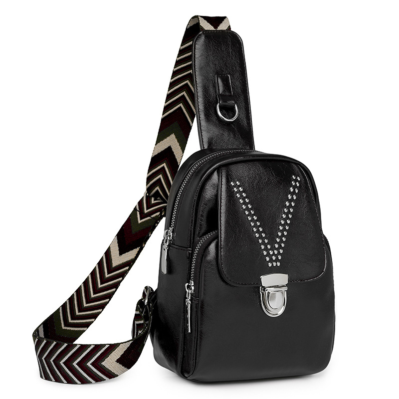 Womens Soft Leather Casual All-Match ShoulderCrossbody Bag