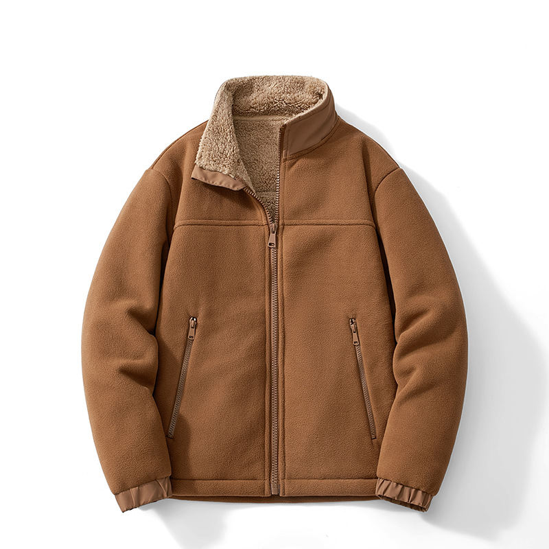 Cold-proof And Warm Lambswool-lined Coat