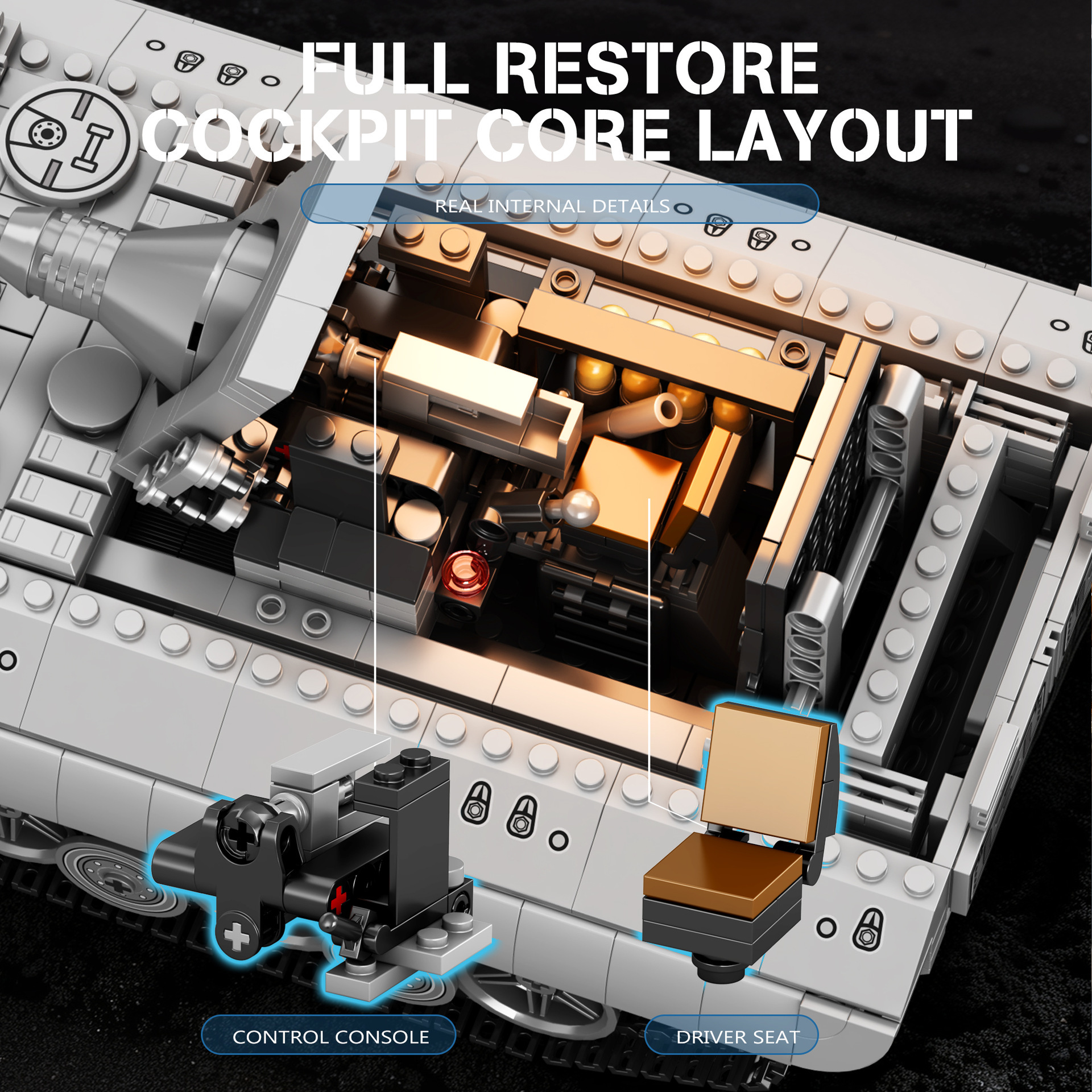 Reobrix E100 World Of Tanks Puzzle Toy — foto 2