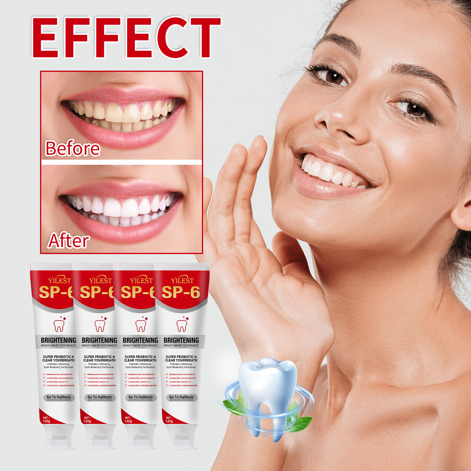 Title 5, Tone Improvement Yellow Tooth Toothpaste