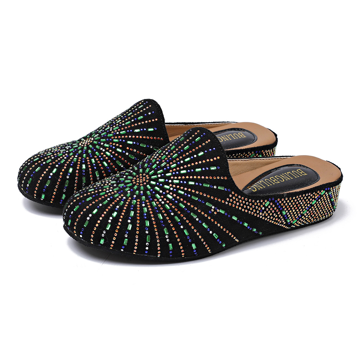 Rhinestone Flat Mule, picture 4 of 6