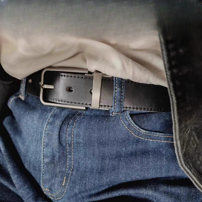 Men's Vintage Genuine Leather Belt With Pin Buckle 22 19fbd3c2 9fad 426d a08e bd1fc85d2dc1