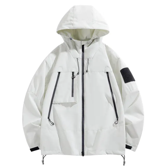 Couple Outdoor Jacket Coat Men's And Women's Jacket White - Shop at LoveMi