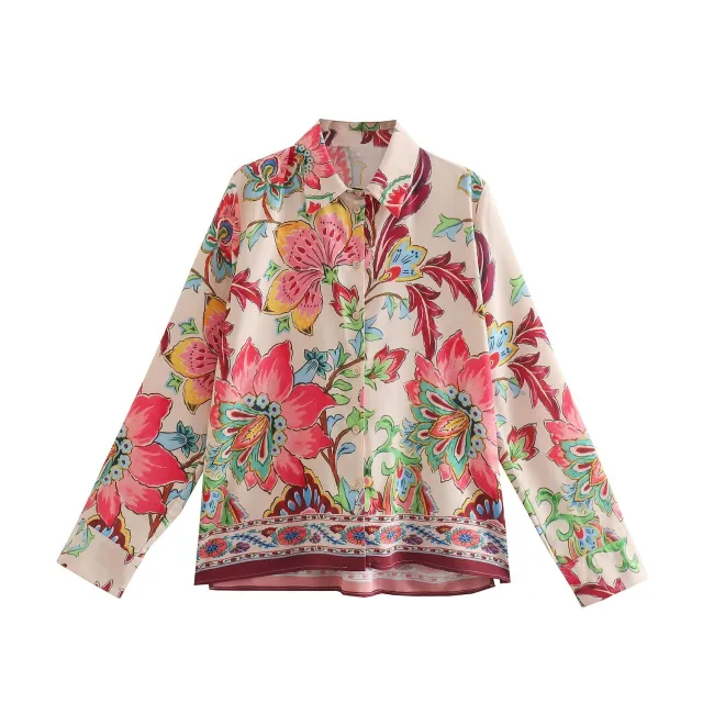 European And American Women's Clothing Fashion Printed Coat Shirt Skirt Pants Fashion Suit Shirt - Shop at LoveMi
