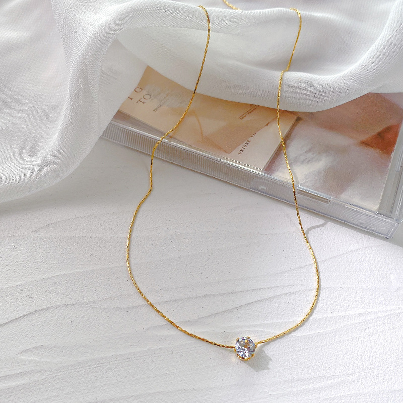 Claw Drill Pendant Necklace For Women