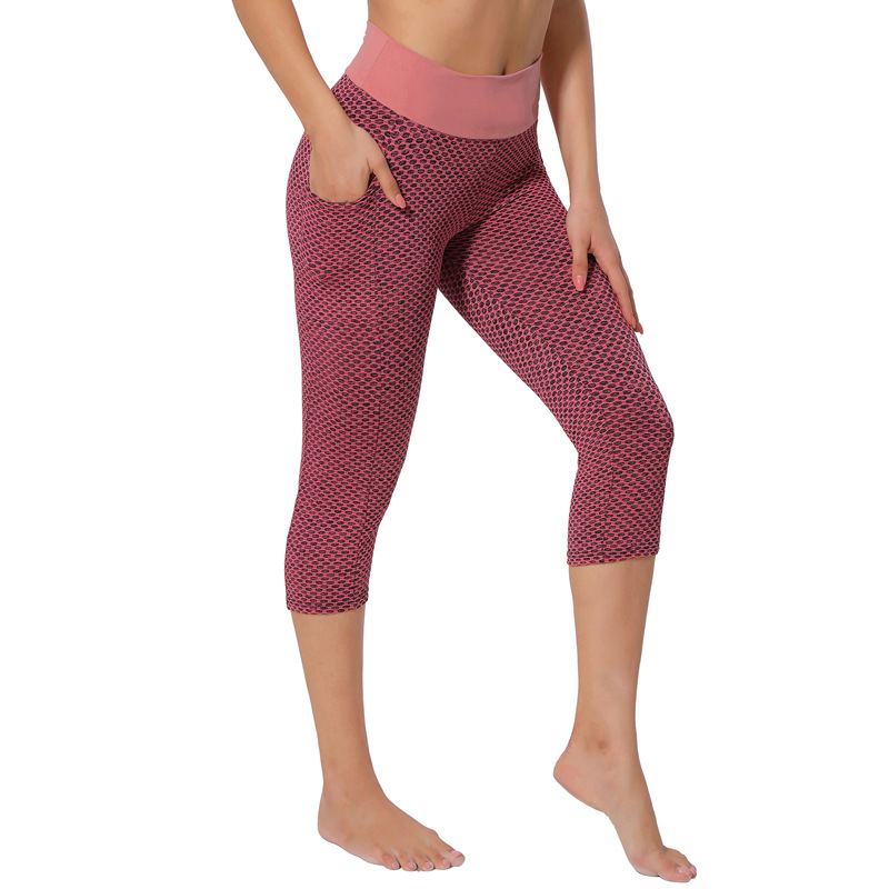 Title 12, Pantalon de yoga court et skinny effet "peach" ...