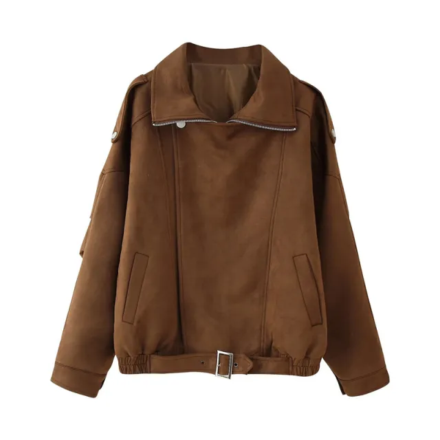 Maillard Retro Short Jacket Coat Brown - Shop at LoveMi