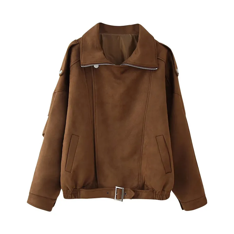 Maillard Retro Short Jacket Coat - Brown