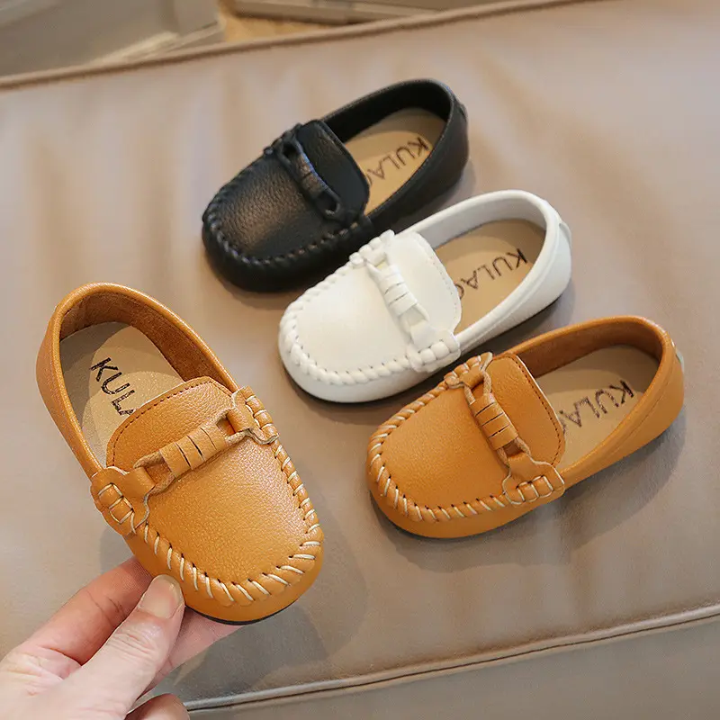 Korean Style Casual Children Gommino Soft Bottom