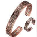 Energy Magnet Bracelet And Ring Set Retro Style Jewelry For Couples Men And Women view 21