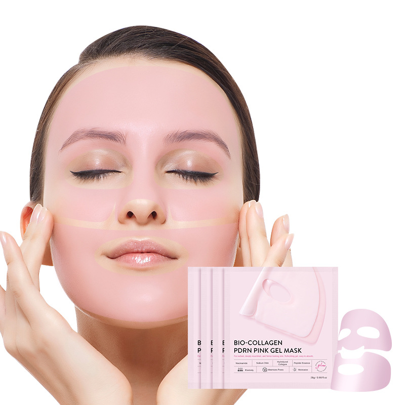 Collagen Face Mask Separate Upper And Lower Face Pieces