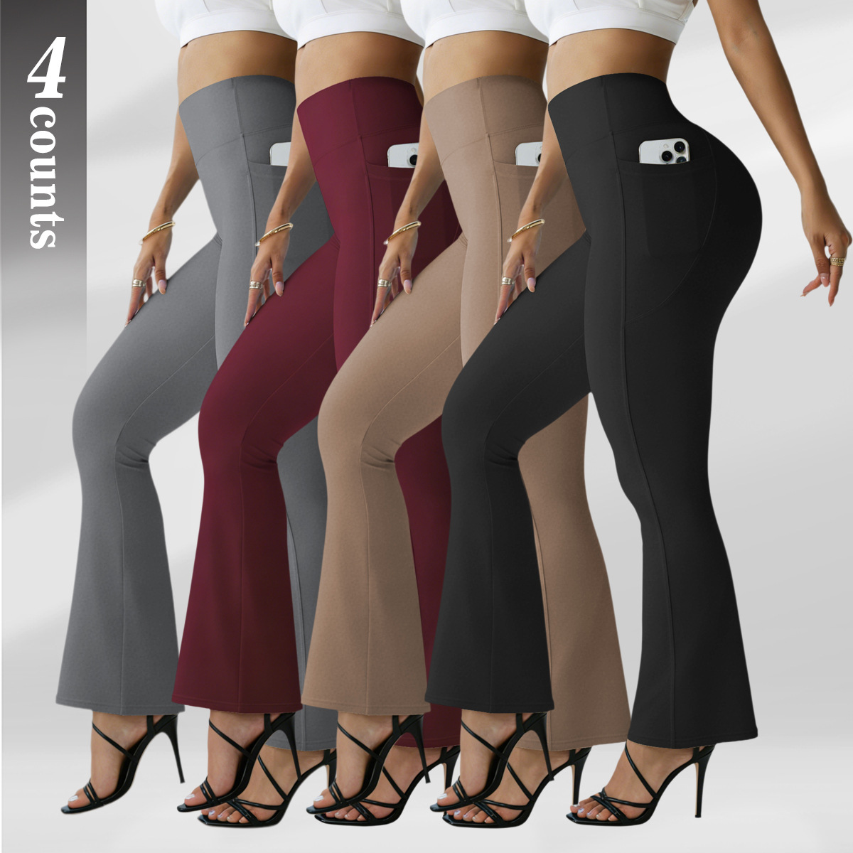 Women's Comfortable Slim-fit Stretchy Trousers