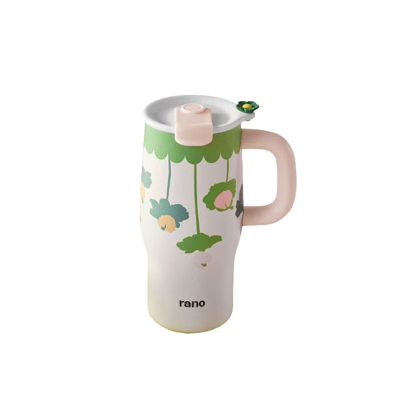 Ceramic Coated Travel Coffee Mug with Thermos Insulation 2