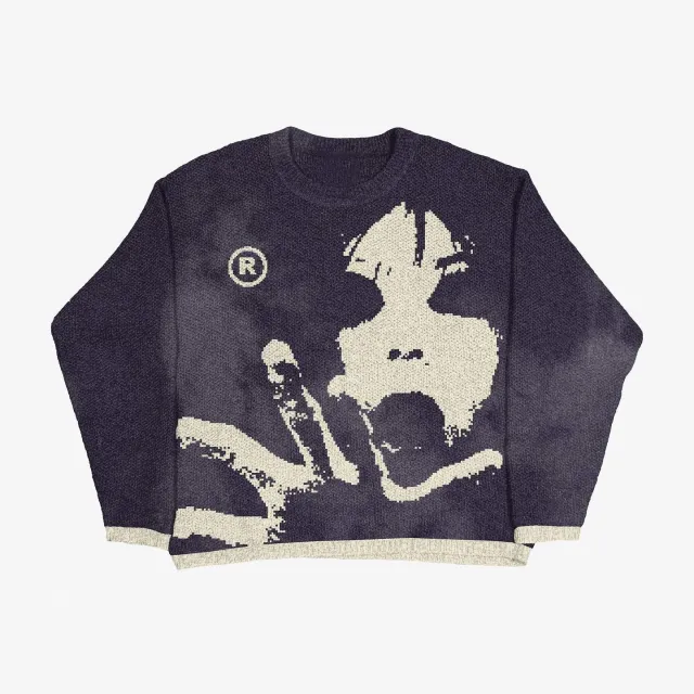 Women's Round Neck Sweater Pullover Print Sweater Style 20 Xxl - Shop at LoveMi