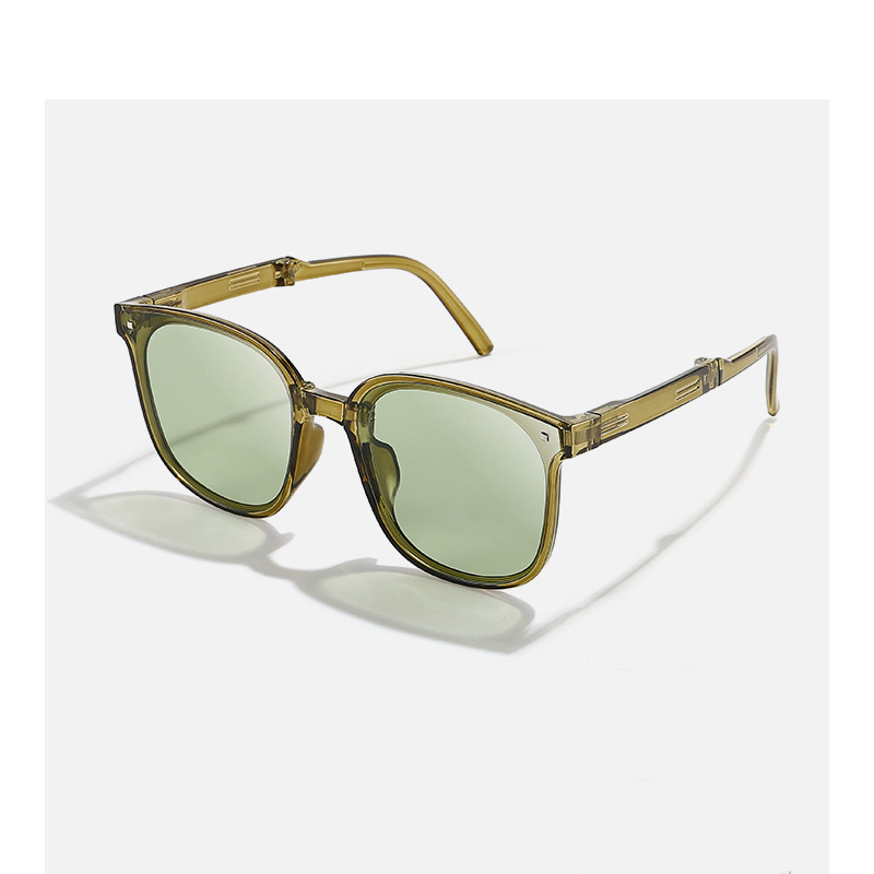 Fashionable Retro Sun Protection Folding Sunglasses - Image 5