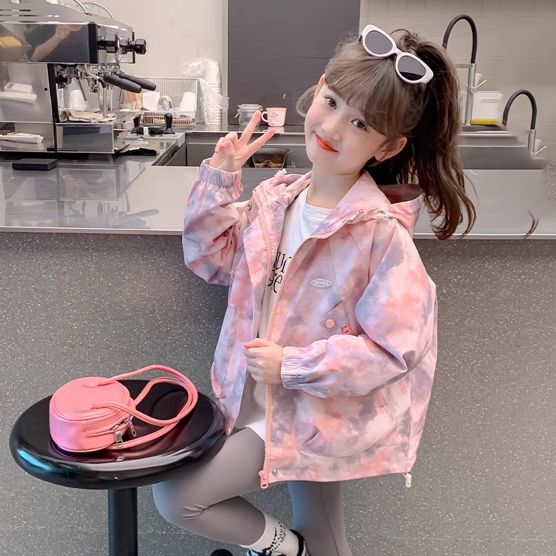 Fashionable Windproof Shell Jacket For Girls