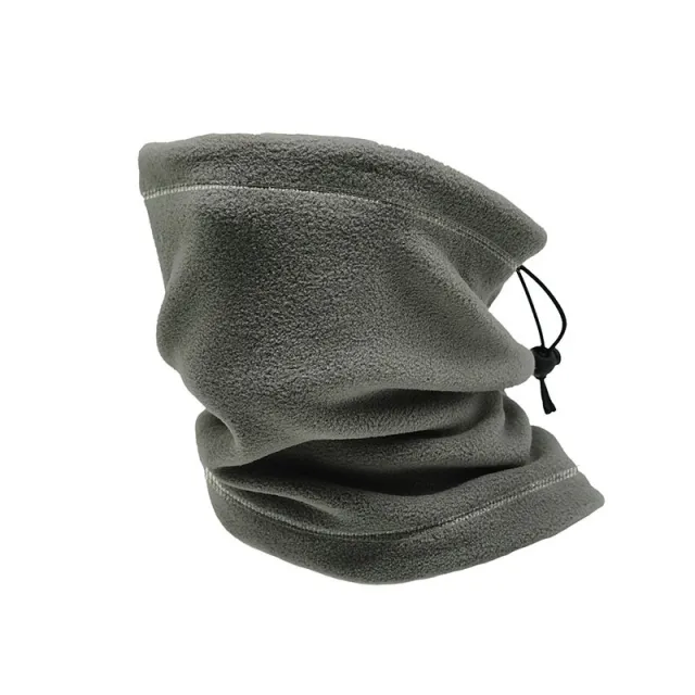 Polar Fleece Neckerchief Outdoor Multifunctional Fleece Gray - Shop at LoveMi