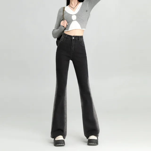 Fashionable High Waist Skinny Jeans For Women Black - Shop at LoveMi