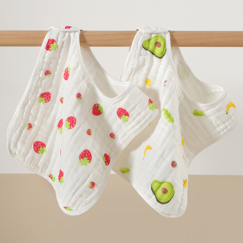 Childrens Washcloth Face Towel Pure Cotton Gauze