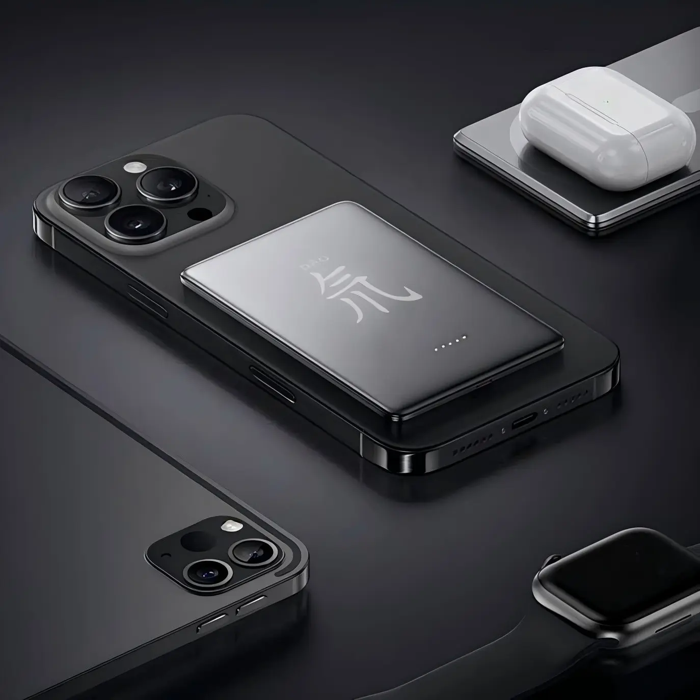 Ultra-thin Magnetic Power Bank 8mm Alloy