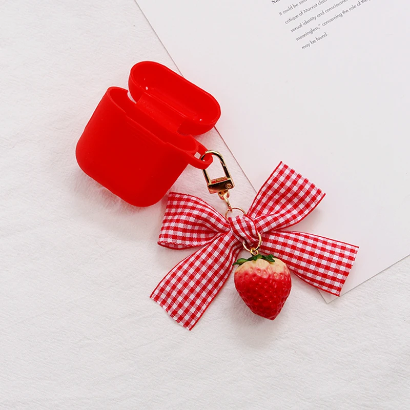 Title 4, Summer Creative Fruit Strawberry Bag Pendant. A...