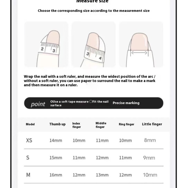 Advanced Almond French Finished Manicure