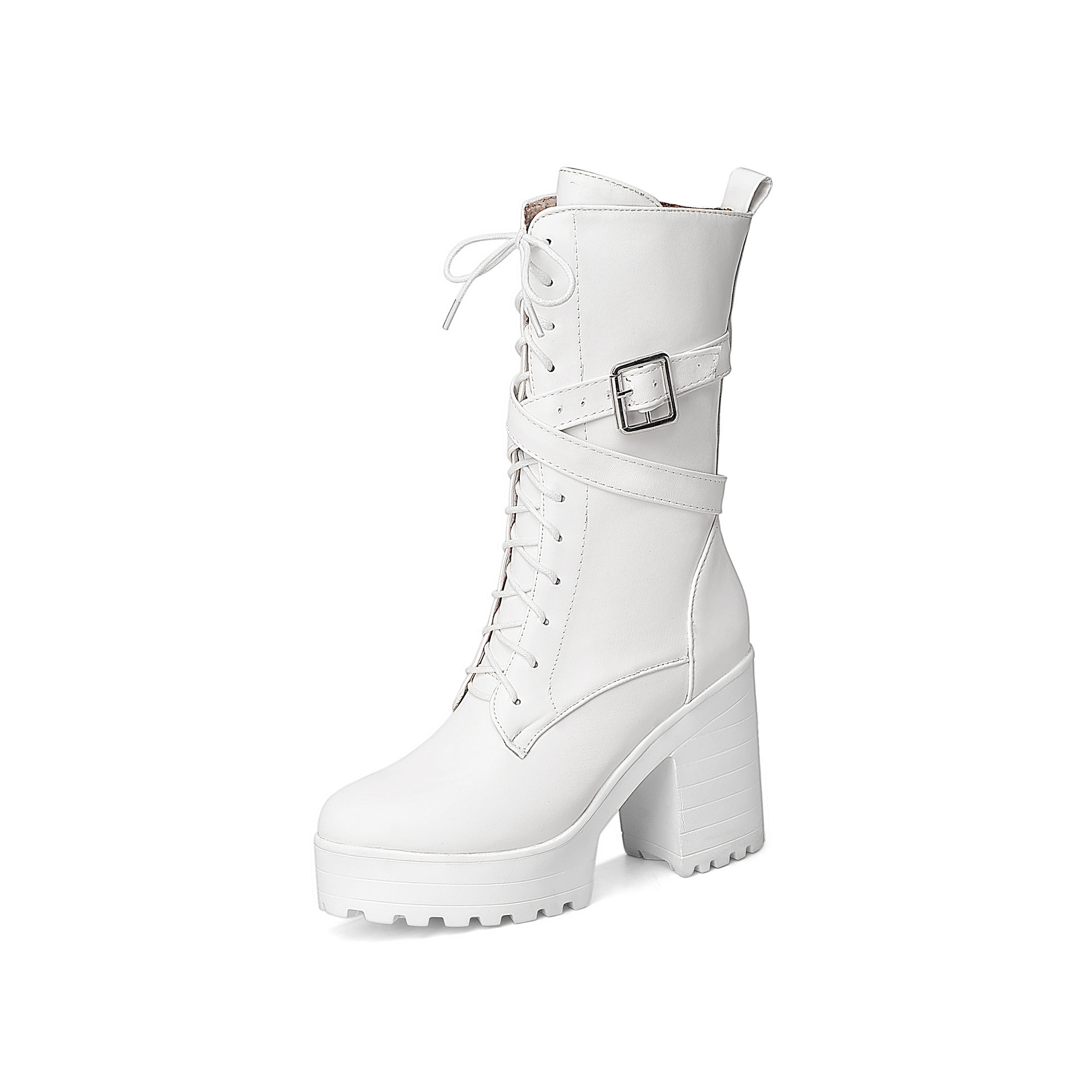Buckle Strap Ankle Boots, picture 2 of 4