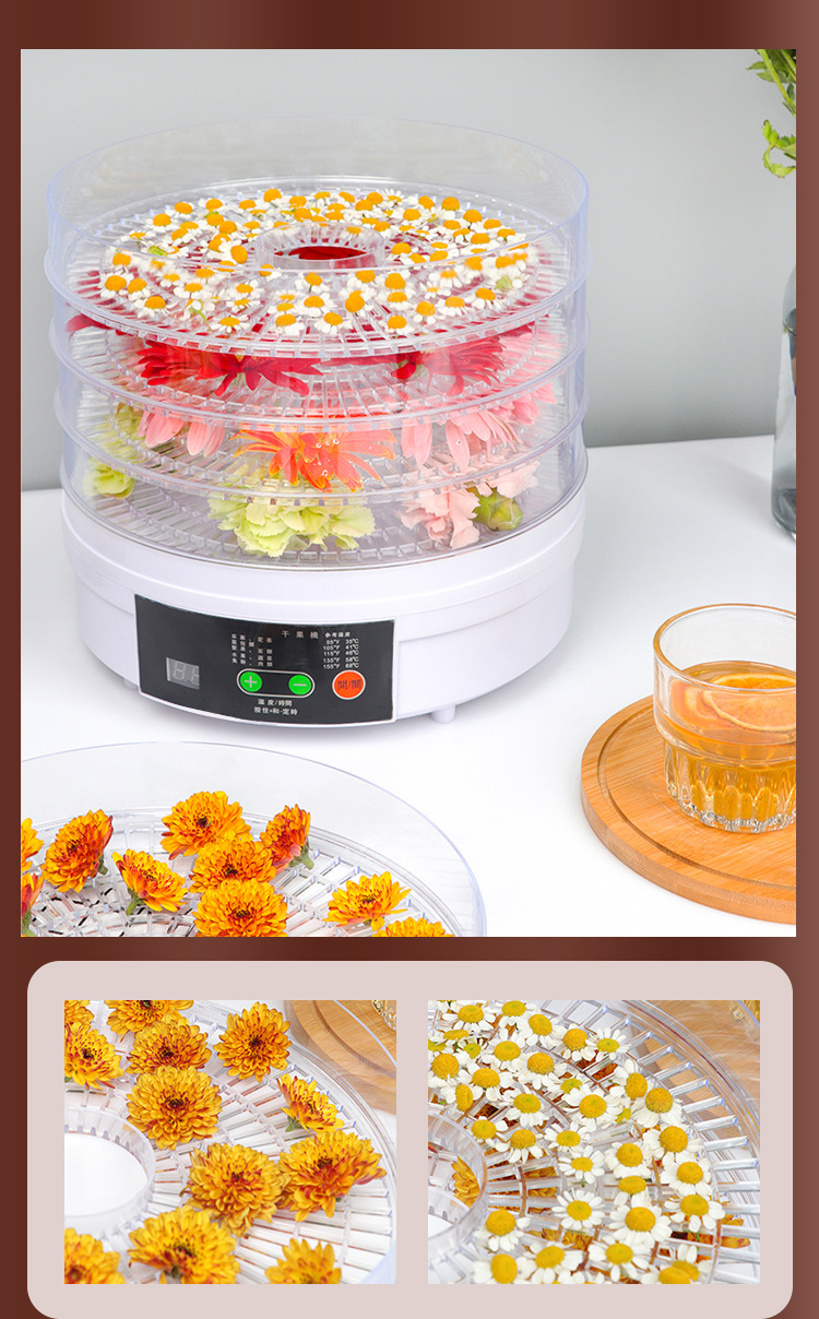 Household Fruit Dehydrator Food Small Foodstuff Dryer — foto 9