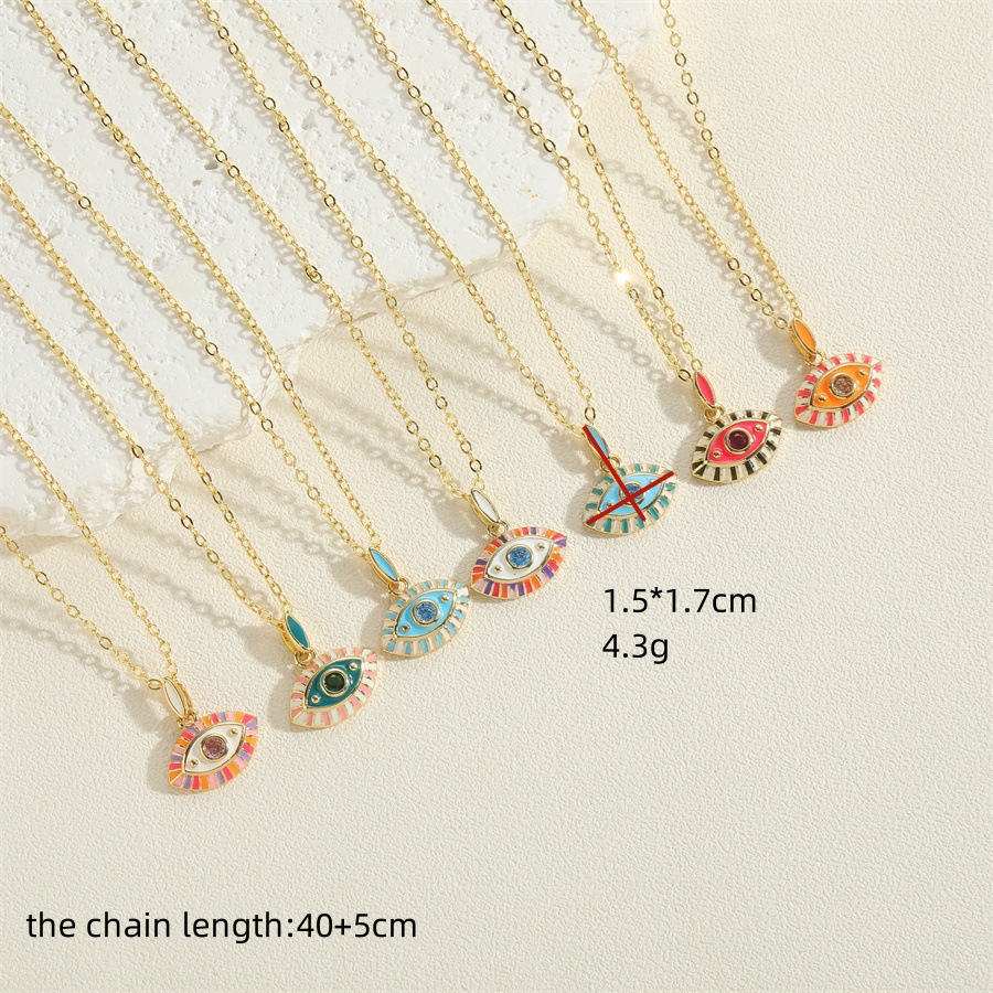 Clavicle Chain Independent Stand Eye Design Necklace