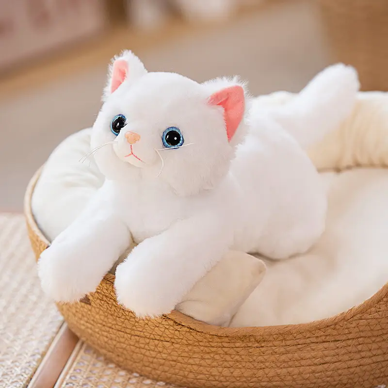 Cute Cat Children Accompany Kitten Doll Plush Toy Girls Birthday